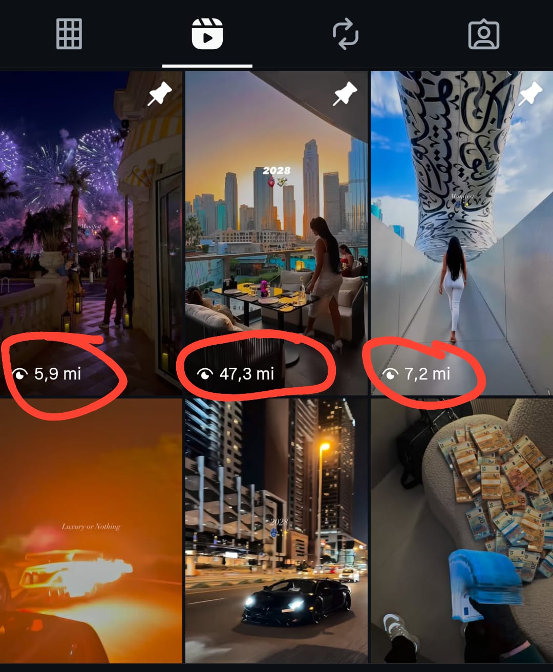 Cortes virais com milhões de visualizações